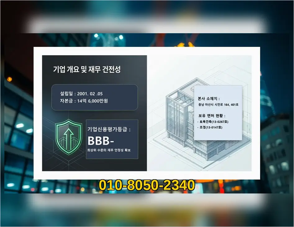 인천 영종 농업시설 건축 지원 준공 및 사후 하자보수 책임